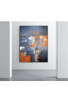 SOUND OF SILENCE II 140x100 cm NOWOCZESNY OBRAZ NAMALOWANY NA PŁÓTNIE